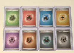Pokemon 151 Cards HD Energy SVE Cosmos Holo Complete set of 8 - Image 1