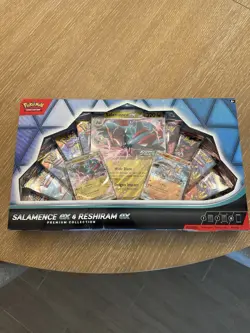 Pokemon Salamence and ex Reshiram ex Premium Collection Box Sealed - Image 1