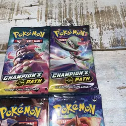 Pokemon TCG: 4X Champion's Path Booster Pack Art Set ✅SEALED✅ - Image 4