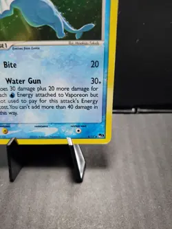 Pokemon TCG Vaporeon 006/017 POP Series 3 EX Era 2006 Holo MP SWIRL - Image 5