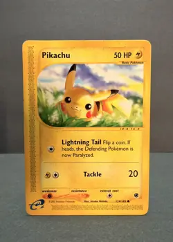 Pokemon - Pikachu | Expedition Base Set (E-Reader) | 124/165 | Lightly Played - Image 2
