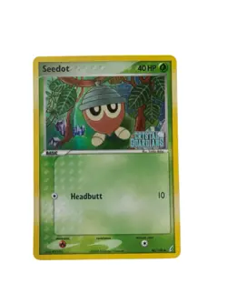 Seedot #60 - Crystal Guardians Reverse Holo - Lightly Played Pokemon - Image 1