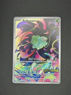 Pokemon TCG Mega Evolution Bulbasaur 133/132 Stamped Booster Promo - Image 1