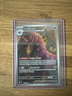 Pokemon TCG Scolipede 134/086 Black Bolt Illustration Rare Pack Fresh - Image 1