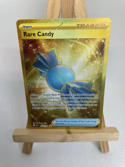 Pokemon TCG - Scarlet Violet- Rare Candy - 256/198 - Holo Gold Hyper Rare - Image 2