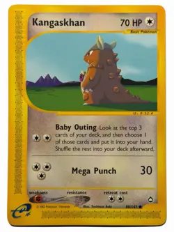 Kangaskhan - Aquapolis 88/147 2002 - E Reader - Pokemon TCG - WOTC - NM - Image 1