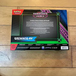 Pokemon TCG Greninja EX Special Illustration Collection Shrouded Fable Box - Image 2