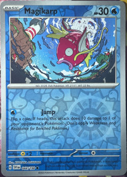 Magikarp Reverse Holo - 044/198 - Scarlet & Violet Base Pokemon 2023 - Image 1