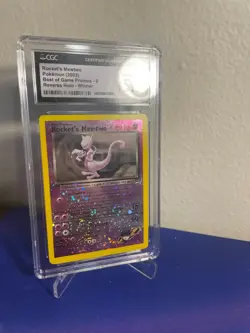 2003 Pokemon Rocket's Mewtwo #8 Winner Best of Game Reverse Holo CGC 5.5 - Image 3