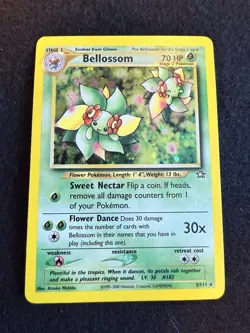 Pokemon Bellossom Holo 3/111 from Neo Genesis in LP condition! - Image 1