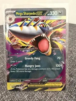 Mega Sharpedo Ex 061/094 Pokemon TCG Phantasmal Flames - Image 1