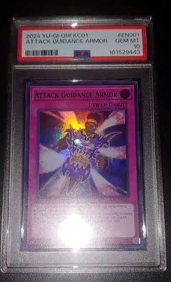 YU-GI-OH! PSA 10 Attack Guidance Armor KC01 Kaiba Ultimate Briefcase - Image 1