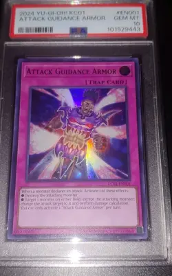 YU-GI-OH! PSA 10 Attack Guidance Armor KC01 Kaiba Ultimate Briefcase - Image 2