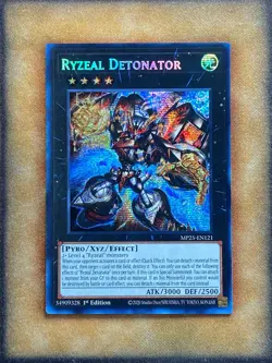 Yugioh Ryzeal Detonator MP25-EN121 Secret Rare 1st Ed NM - Image 1