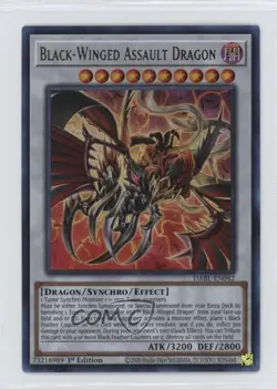 Black-Winged Assault Dragon 1st Ed. YuGiOh Darkwing Blast #DABL-EN042 - Image 1