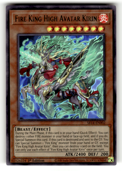 Fire King High Avatar Kirin SR14-EN002 1st Edition Ultra Rare Structure Deck: Fi - Image 1