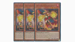 Yugioh Fire King Courtier Ulcanix Playset - M/NM 1st Ed. - Image 1