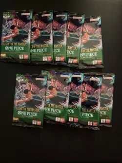 ONE PIECE CARD GAME: LEGACY OF THE MASTER OP12 Lot Of 10 Sealed Packs ENG - Image 1
