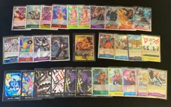 One Piece PRB02 The Best Vol. 2 LOT (30 cards) SEC, SR, R, C, DON!! English NM/M - Image 1