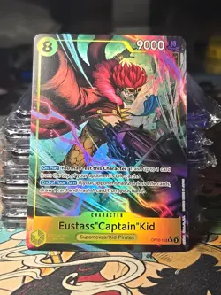 Eustass "Captain" Kid ALT ART Super Rare Royal Blood #OP10-112 SR One Piece TCG - Image 1