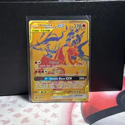 Pokemon Reshiram & Charizard GX TAG TEAM Promo SM247 English Card - Image 1