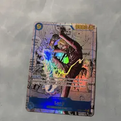 2025 ONE PIECE CARD PRB 02 PREMIUM BOOSTER MANGA RARE ALTERNATE ART SANJI - Image 2