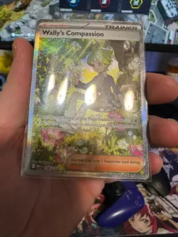Wally's Compassion 186/132 Mega Evolution Special Illustration Rare Pokemon Card - Image 1