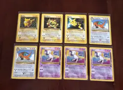 Vintage Pokemon WOTC Promo Card Lot - Mew - Pikachu - Dragonite - Electabuzz - Image 1