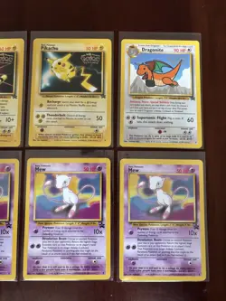 Vintage Pokemon WOTC Promo Card Lot - Mew - Pikachu - Dragonite - Electabuzz - Image 3