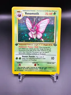 NM - Venomoth - 13/64 - 1st Edition - Jungle - Pokemon Card - Image 1
