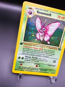 NM - Venomoth - 13/64 - 1st Edition - Jungle - Pokemon Card - Image 2