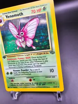 NM - Venomoth - 13/64 - 1st Edition - Jungle - Pokemon Card - Image 3