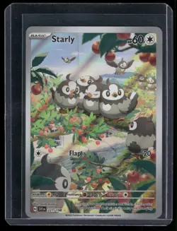 Pokemon TCG Starly Card 221/198 SV01 Scarlet & Violet Base Set NM - Image 1