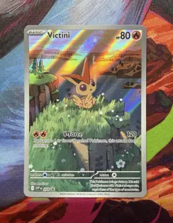Pokemon TCG Victini SVP208 Scarlet & Violet Promo Cards Holo LP - Image 1