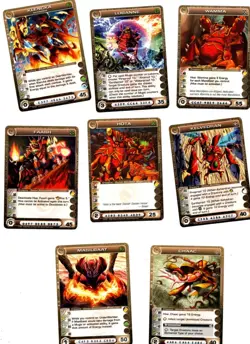 Lot #0010. 8 Chaotic Creature cards Danian - Image 1