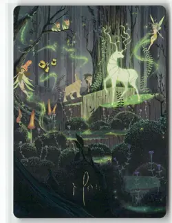 Primal Vigor Art Card 74/81 (Gold-Stamped Signature) MTG WOE Magic - Image 1