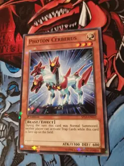 SP13-EN012 Photon Cerberus 1st Edition Starfoil Rare YuGiOh Card - Image 1