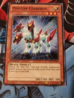SP13-EN012 Photon Cerberus 1st Edition Starfoil Rare YuGiOh Card - Image 3