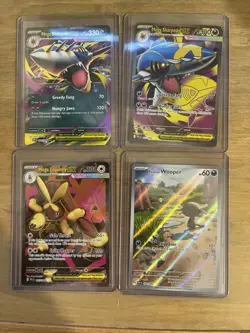 Phantasmal Flames Lot: 4 Cards. Mega Sharpedo Ex, Mega Lopunny, Wooper. - Image 2