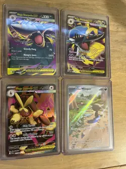 Phantasmal Flames Lot: 4 Cards. Mega Sharpedo Ex, Mega Lopunny, Wooper. - Image 3