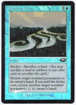 Rushing River 2001 Planeshift FOIL Blue Common Instant MTG SP - NM AZ1 - Image 1