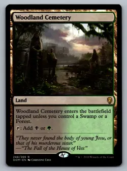 Dominaria Remastered #261 Woodland Cemetery - Image 1