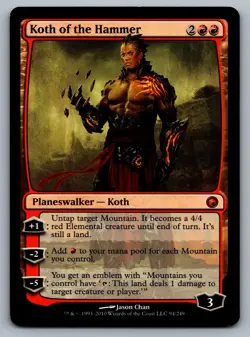 Scars of Mirrodin #94 Koth of the Hammer - Image 1