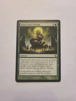 Green Sun's Zenith [Mirrodin Besieged] Magic the Gathering LP MTG - Image 1