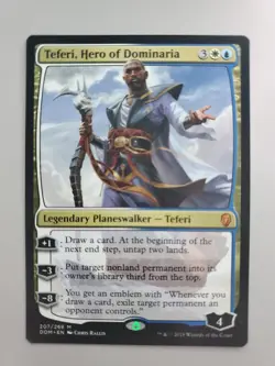 MTG Teferi, Hero of Dominaria Dominaria Regular Mythic - Image 1