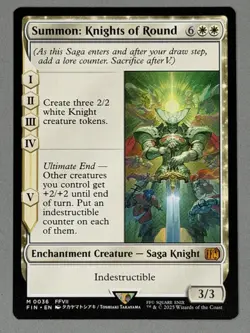 Summon: Knights of Round (REGULAR) x1 - MTG Final Fantasy FIN #36 Non foil - Image 2