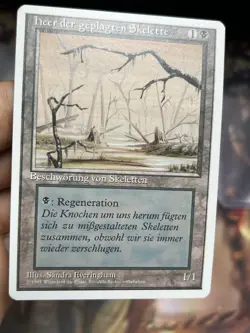 German Misprint Drudge Skeletons Swamp With Regenerate • Pack Fresh • Mtg (2023) - Image 1