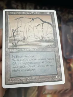 German Misprint Drudge Skeletons Swamp With Regenerate • Pack Fresh • Mtg (2023) - Image 2