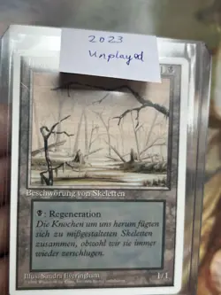 German Misprint Drudge Skeletons Swamp With Regenerate • Pack Fresh • Mtg (2023) - Image 5