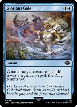 Glorious Gale (Foil) 51 MTG NM - ltr - Image 1